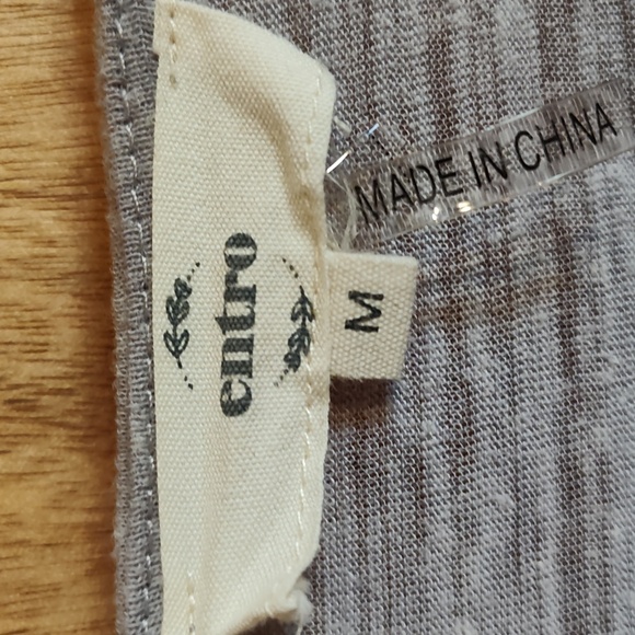 Entro Light Gray Ruffle Cardigan - Picture 8 of 9